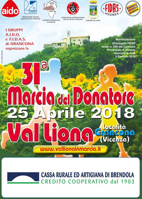 31^ Marcia del donatore - Val Liona